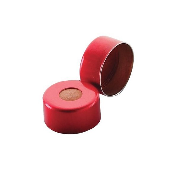 Aluminum Seals, Open Top, w/PTFE/S, PK100