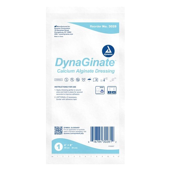 DynaGinate Calcium Alginate Dressi, PK60