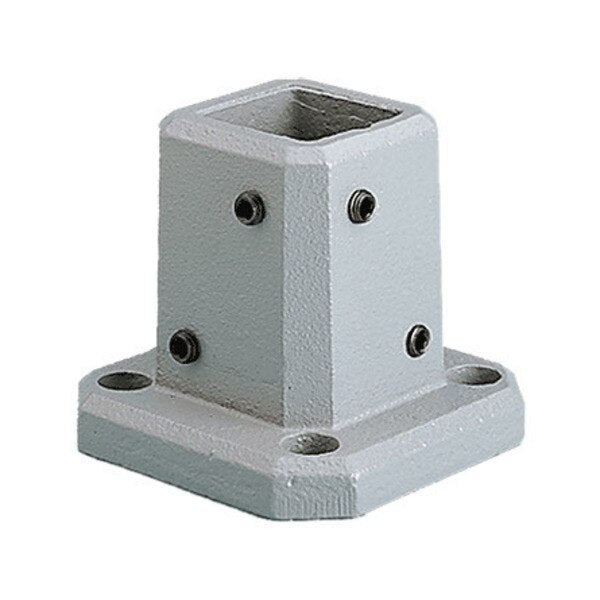 COMPACT Series 4 Base Bracket, fits 80x80mm, Lt Gray, Steel