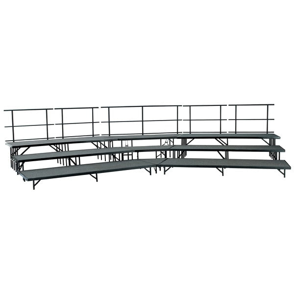 Seated Band Configuration Package, 3 Level, Grey Carpet