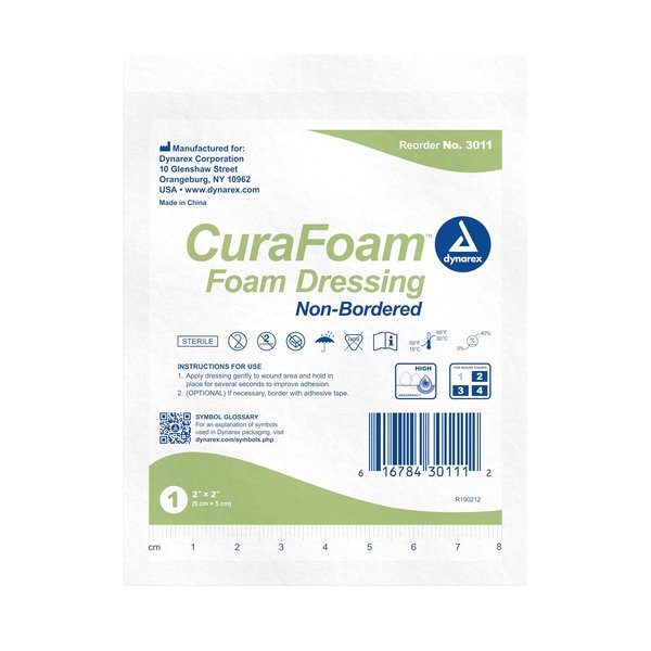 CuraFoam Foam Dressing-2x2