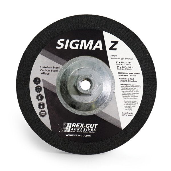 Sigma Z, Depressed Center Grinding Wheel