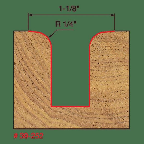 Radius Ovolo Bit, 1/4