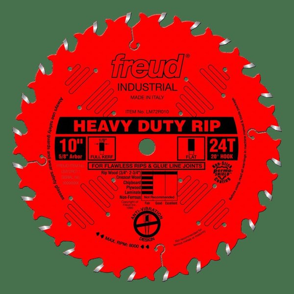Heavy-Duty Rip Blade, 10