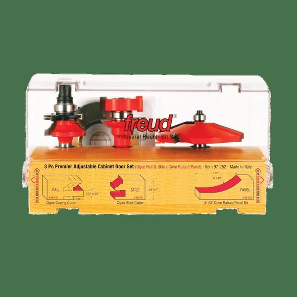 Piece Premier Adjustable Cabinet Bit Set