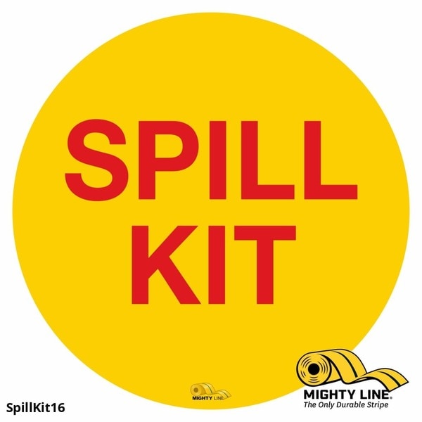 Spill Kit, Floor Sign, Industrial Streng, SPILLKIT16
