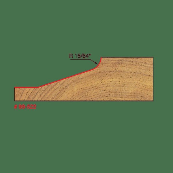 Raised Panel Bit (Quadra-Cut), 3-1/2