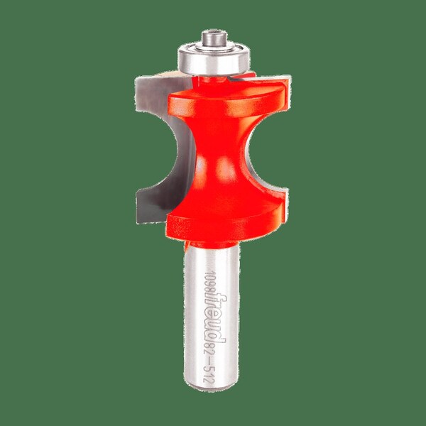 Radius Half Round Bit with Bearing, 3/8
