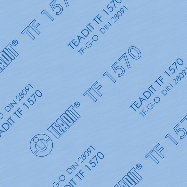 Restructured PTFE gasket sheet