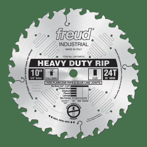 Heavy-Duty Rip Blade, 10