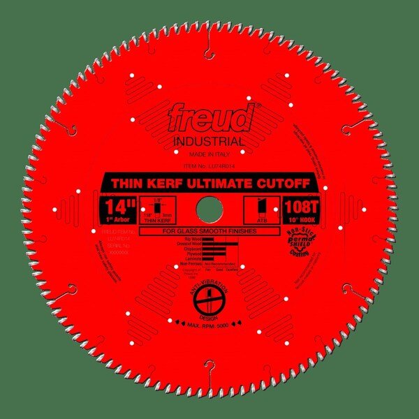 Thin Kerf Ultimate Cut-Off Blade, 14