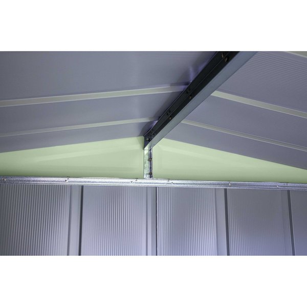 6x7 Classic Steel Storage Shed, Sage Green