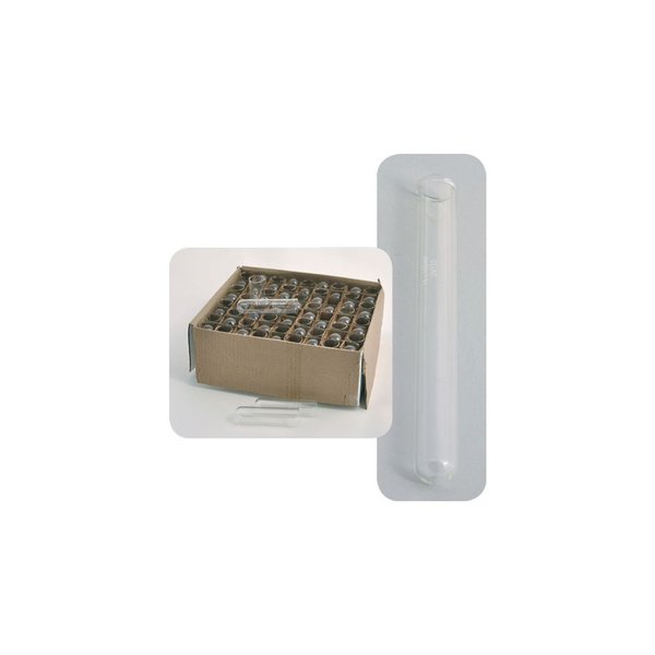 Borosilicate Glass Test Tubes, w/Be, PK72