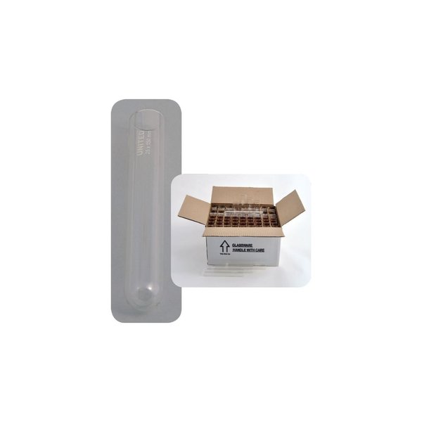 Borosilicate Glass Rimless Test Tu, PK72