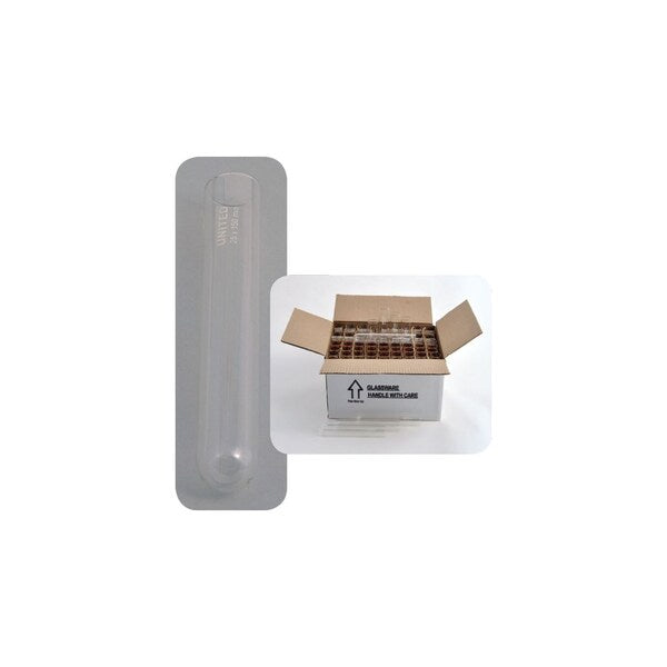 Borosilicate Glass Rimless Test Tu, PK72