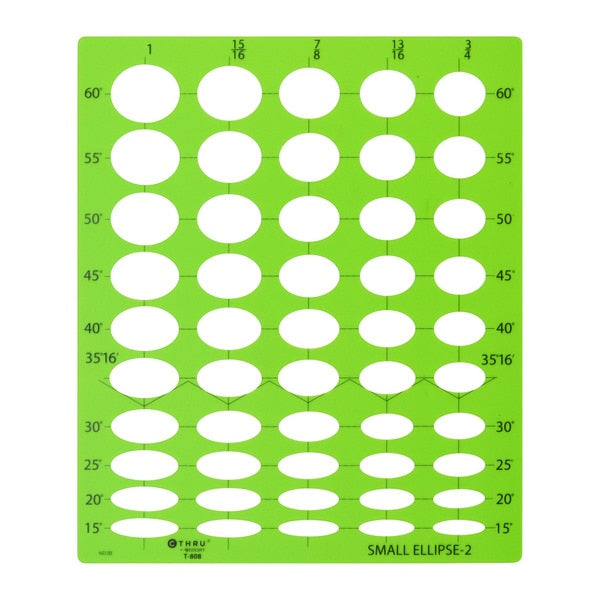 Templates, Small Ellipse Template #2