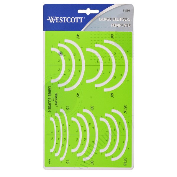 Templates, Large Ellipse Template #1