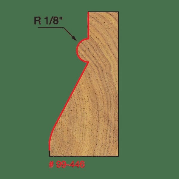 Handrail Bit, 1-3/8