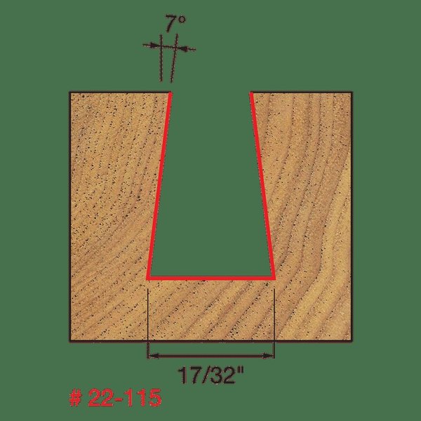 Dovetail Bit, 17/32