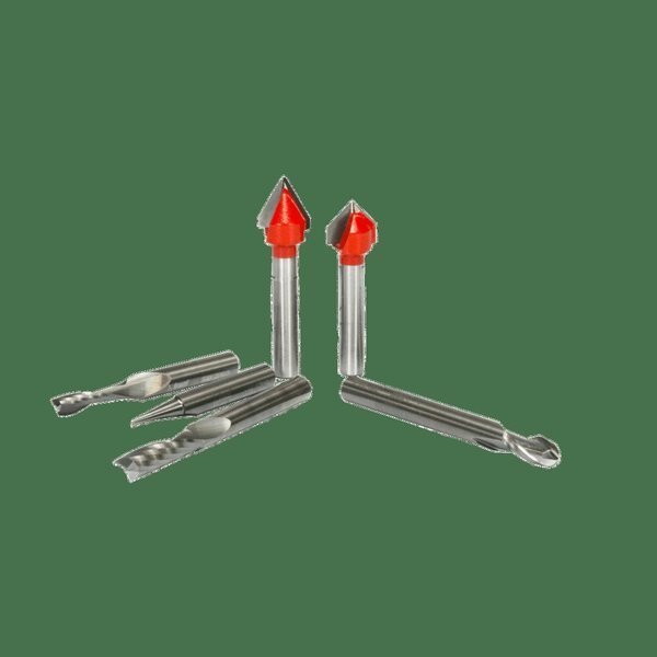 Piece CNC Router Bit General Purpose Set