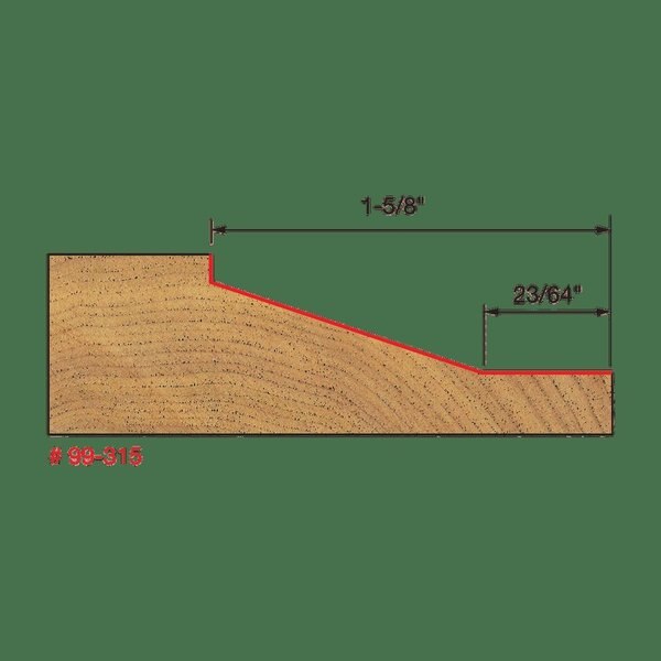Vertical Raised Panel Bit, 1-1/2