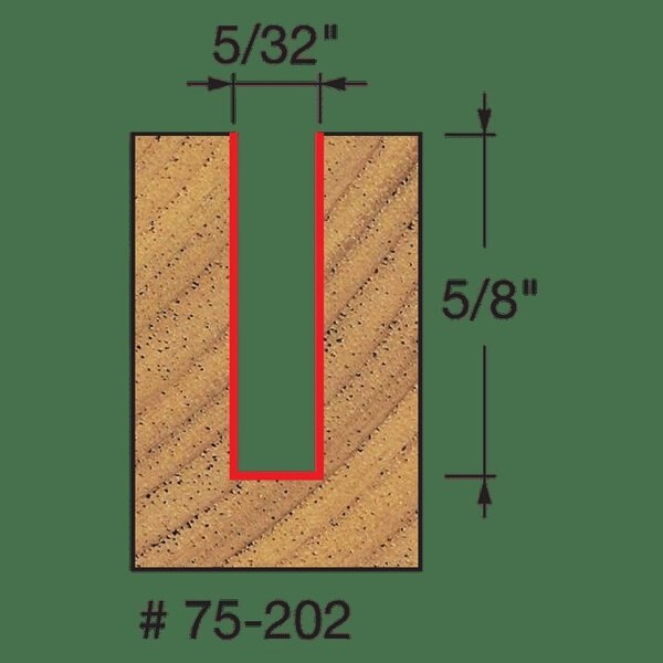 Up Spiral Bit, 5/32