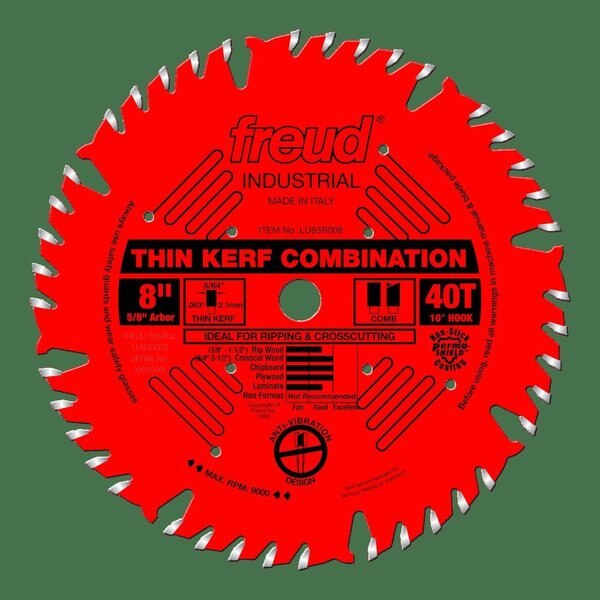 Thin Kerf Combination Blade, 8