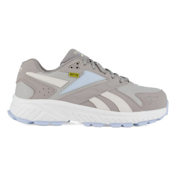 Size 8 Women's Athletic Shoe Composite Safety Footwear, Gray/Powder Blue