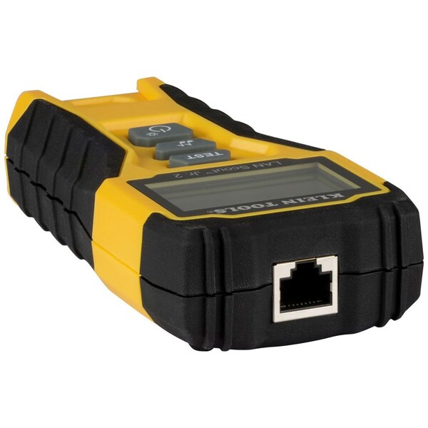 Cable Tester, LAN Scout Jr. 2, Backlit LCD, Multiple Tone Generator, Use With Dark Cable Systems