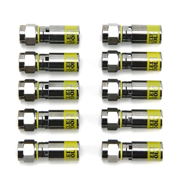 Universal F, Comp Connector RG6-R6Q, PK10
