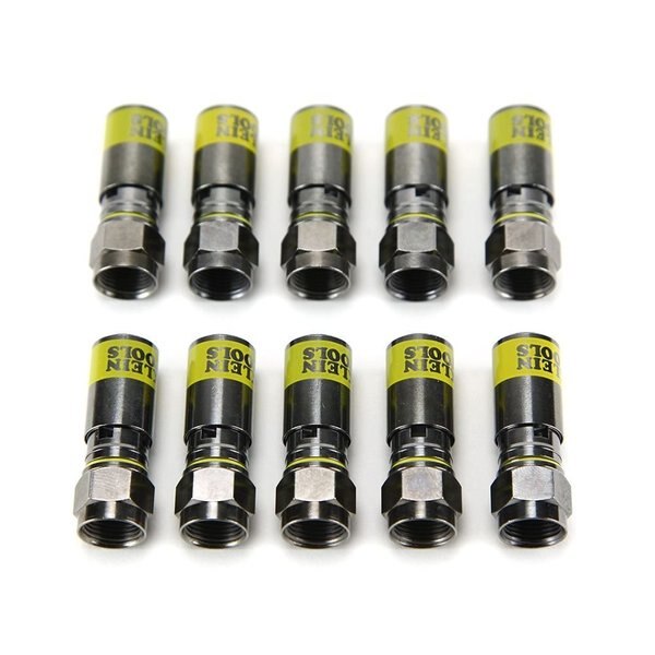 Universal F, Comp Connector RG6-R6Q, PK10