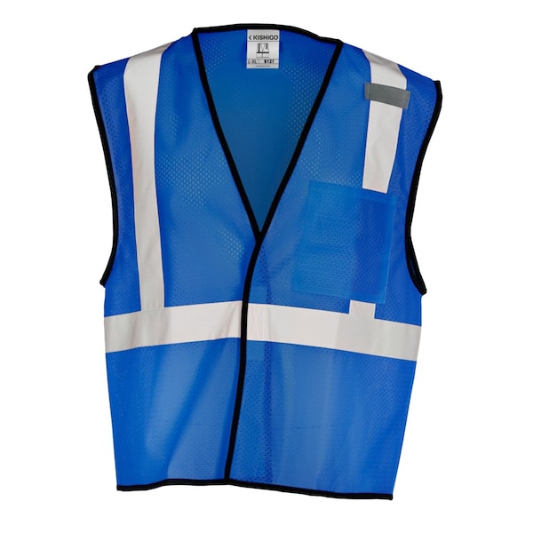 Hi-Viz Vest, Mesh, Royal Blue, S-M