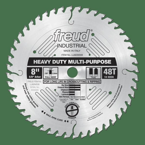 Heavy Duty Multi-Purpose Blade, 8