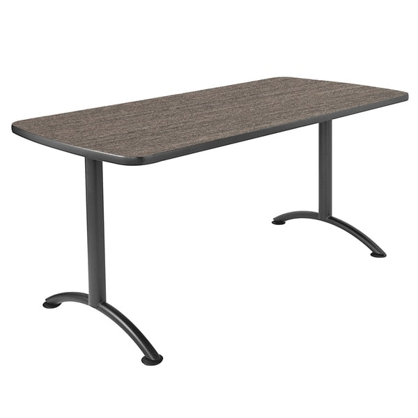 Oval ARCÃ¢âÂ¢ Table, Walnut /Gray Leg - 36