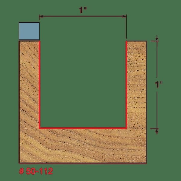 Top Bearing Flush Trim Bit, 1