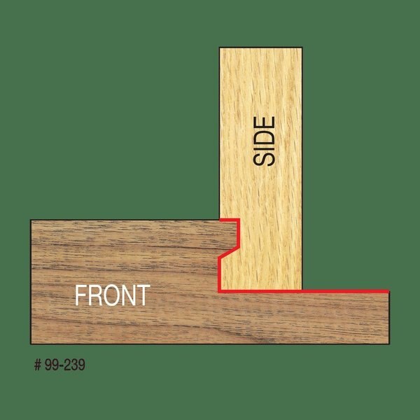 Drawer Lock Bit, 1-1/4