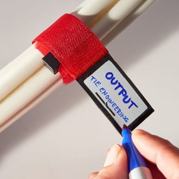 Rip-Tie Rip-Lock CableWrap 3Pk Yell, PK 3