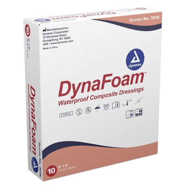 DynaFoam Waterproof Bordered Foam, PK120