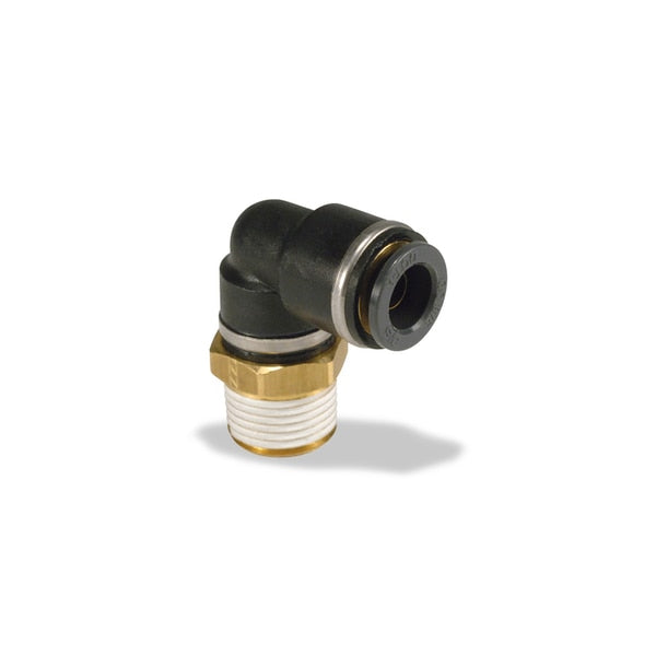 Male Swivel Elbow, 90 deg., 1/4