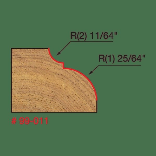 Table Top Edge Classical Bold Bit (Quadr