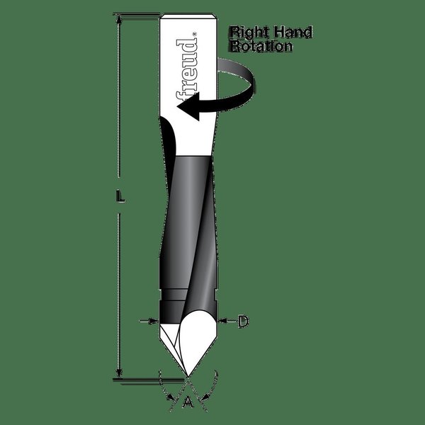 Through Hole Bit, 3/8