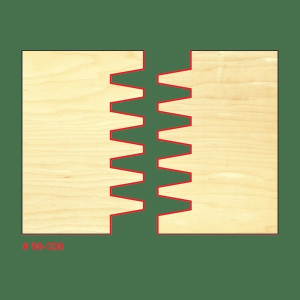 Variable Height Finger Joint Bit, 2