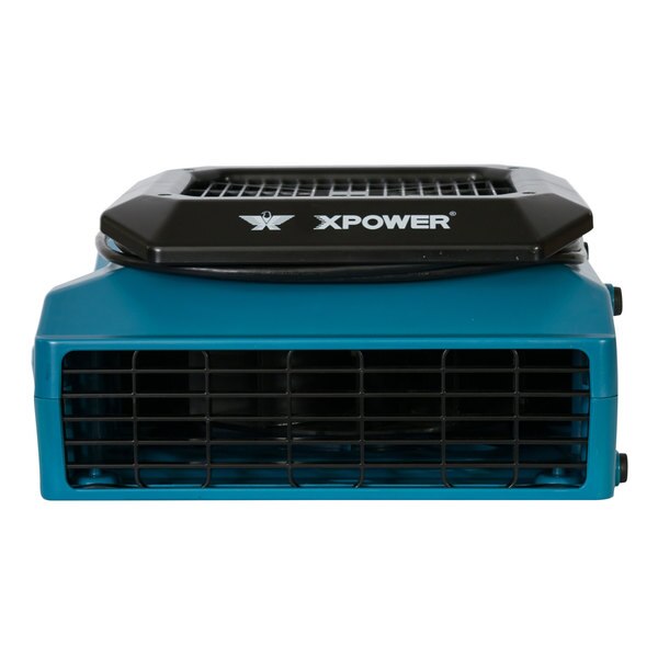 1/3 HP, 1150 CFM, 2.8 Amps, 2 Positions, 5 Speeds Low Profile Air Mover with GFCI Power Outlets for Daisy Chain (ABS)