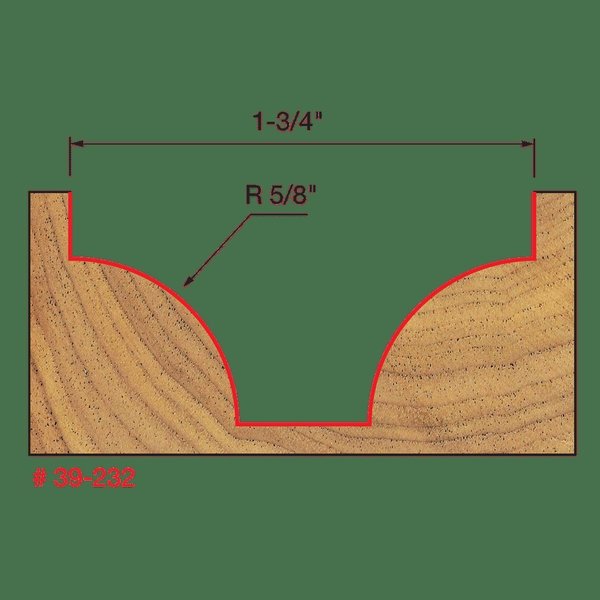 Radius Ovolo Bit, 5/8