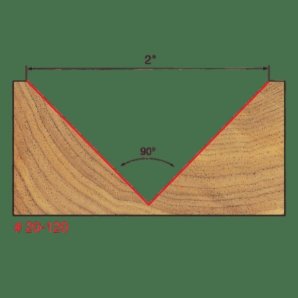 V Grooving Bit, 90deg, 2