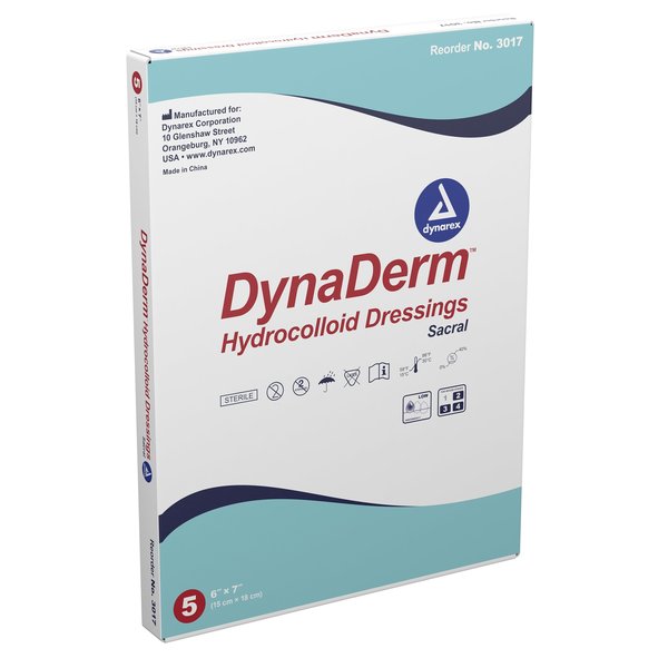 DynaDerm Hydrocolloid Dressing-S, PK60