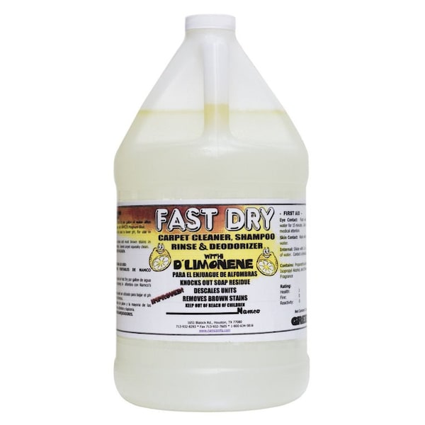 Fast Dry Carpet Rinse With D'limonene, 1 gal.
