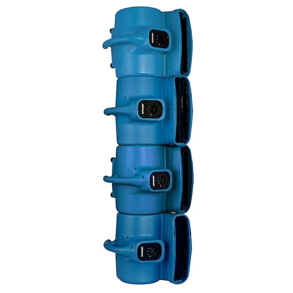 1/4 HP, 1600 CFM, 3 Amps, 4 Positions, 3 Speeds Air Mover with Power Outlets for Daisy Chain