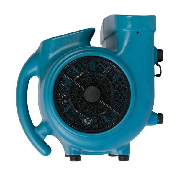 1/3 HP, 2000 CFM, 3.8 Amps, 4 Positions, 3 Speeds Air Mover with 3-Hour Timer and Filter Kit