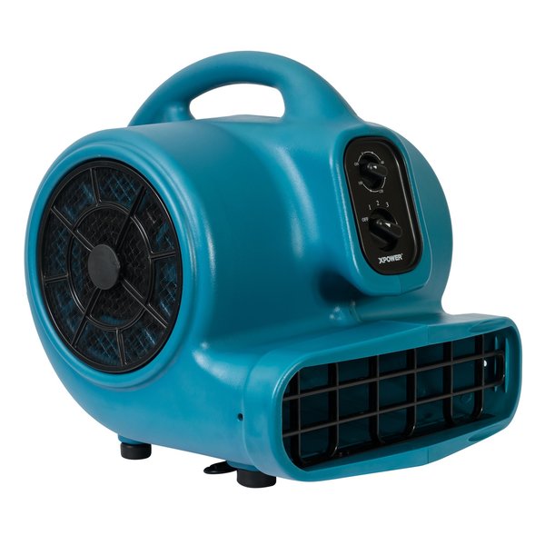 1/3 HP, 2000 CFM, 3.8 Amps, 4 Positions, 3 Speeds Air Mover with 3-Hour Timer and Filter Kit